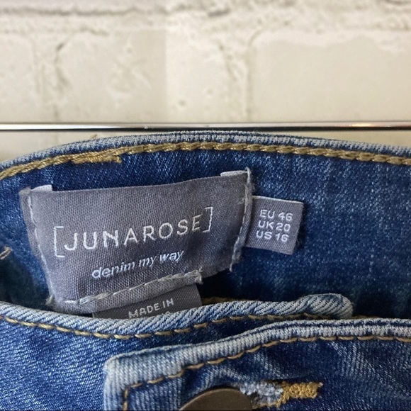 Junarose raw hem denim skirt - Picture 5 of 5